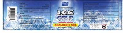 Label (8oz Ice Cold Analgesic Gel)